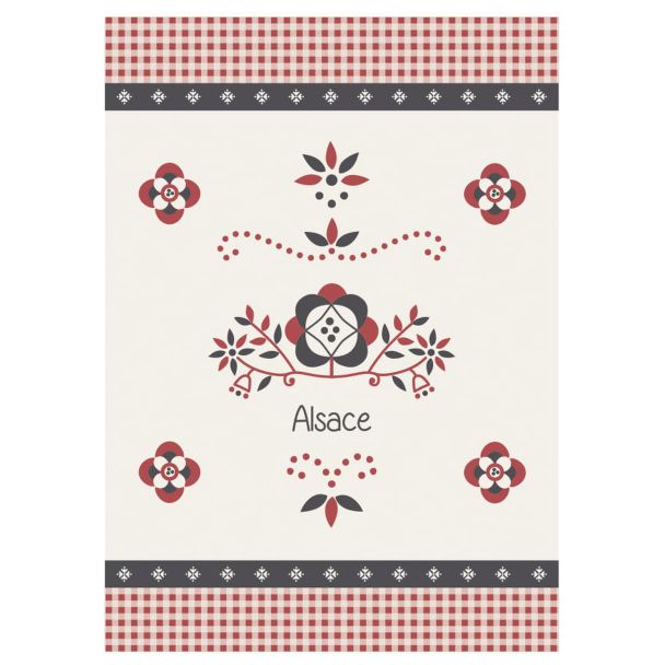 Nippa tea towel ecru 50 X 70 Set of 4
