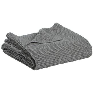 Bed Cover Stonewashed Maia Tourterelle 180 X 260
