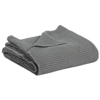 Bed Cover Stonewashed Maia Tourterelle 240 X 260