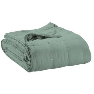 Bed Cover Stonewashed Zeff Vert De Gris 180 X 260