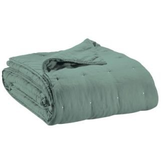 Bed Cover Stonewashed Zeff Vert De Gris 240 X 260