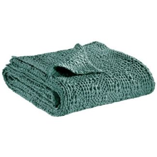 Bed Cover Stonewashed Tana Vert De Gris 240 X 260