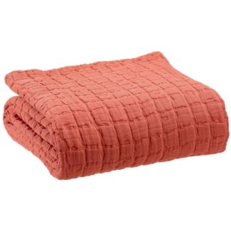 Bed Cover Stonewashed Swami Goyave 180 X 260
