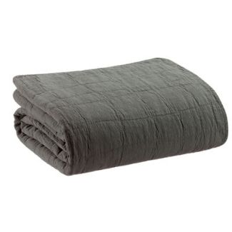 Bed Cover Recycled Titou Carbone 240 X 260