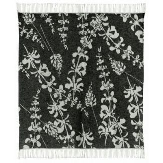 Gini recycled blanket Carbone 127 X 160