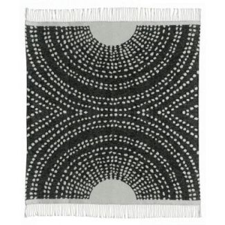 Taina recycled blanket Carbone 127 X 160