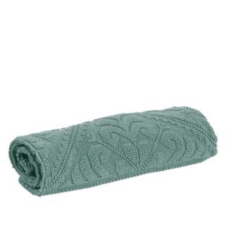 Bath Mat Stonewashed Enzo Vert De Gris 54 X 110