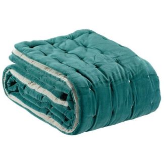 Eiderdown Elise Vert De Gris 160 X 160