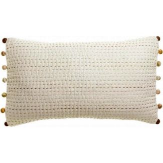 Gastounet plain cushion Sienne 30 X 50