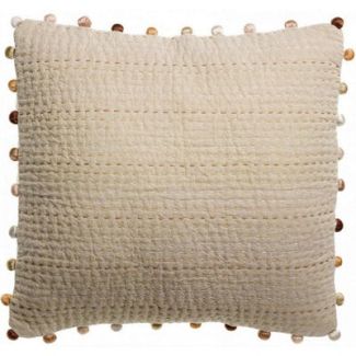 Gastounet plain cushion Sienne 45 X 45