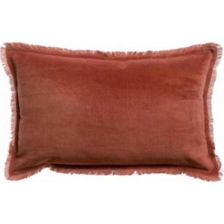 Fara plain cushion Sienne 30 X 50