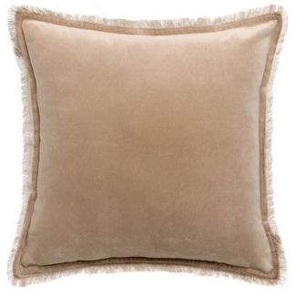 Fara plain cushion Latte 45 X 45