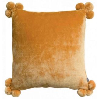 Cushion Tender Pompoms Ocre 45 X 45