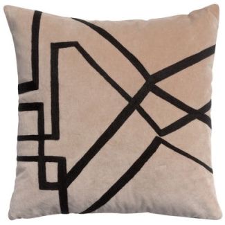 Cushion Fara W/Emb Sesame 45 X 45