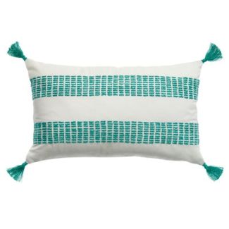 Cushion Stripes Diana Lagon 30 X 50 Set of 2
