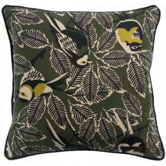 Cushion Zazu Chambray Olive 45 X 45