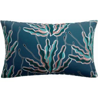 Cushion Alga Outdoor Printed Indigo 40 X 65