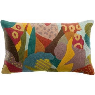 Cushion Embroidered Izel Mineral 30 X 50