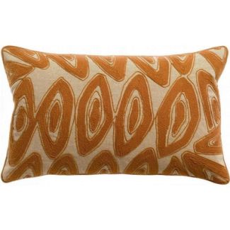 Cushion Leya Embroidered Cuivre 30 X 50
