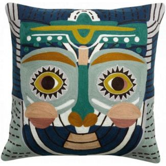 Cushion Yaku Embroidered Multico 45 X 45