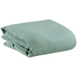 Duvet Cover Stonewashed Zeff Vert De Gris 260 X 240