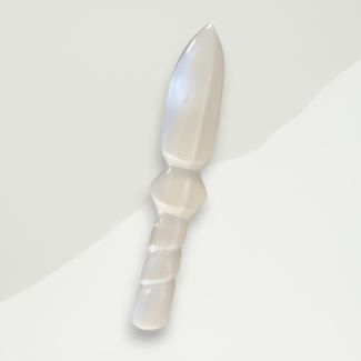 Eclectic Decorative Knife White Selenite 25x4.4