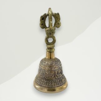 Eclectic Decor Bell Yellow Brass 5x10