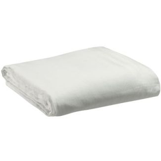 Fitted Sheet Stonewashed Zeff Blanc 140 X 190 X 30