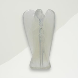 Traditional Gemstone Angel White Angel Opalite 3x5