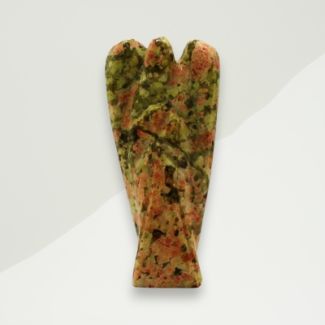 Traditional Gemstone Angel Multicolor Angel Unakite 3x5
