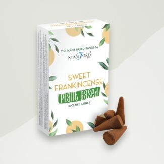 Sweet Frankincense Incense Cones Plant Based Incense Cones, 120g