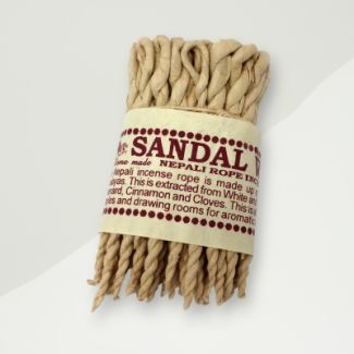 Sandalwood And Spice Incense Rope, 11cm, 50Pc