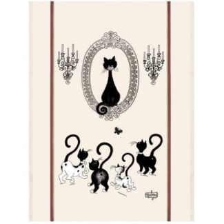 Kitchen Towel Print Portrait Dubout Ecru 60 X 80 Set of 3