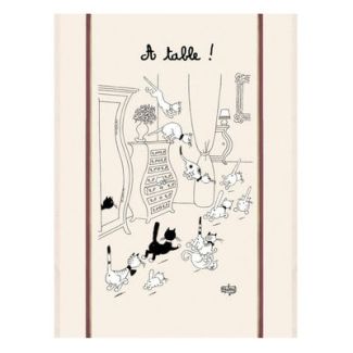 Kitchen Towel Print Retour Dubout Ecru 60 X 80 Set of 3