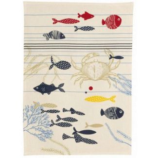 Kitchen Towel Ocean Ecru 50 X 70 Set of 6