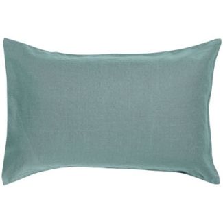 Pillow Case Stonewashed Zeff Vert De Gris 50 X 75 Set of 2