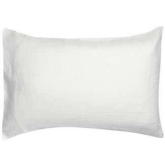 Pillow Case Stonewashed Zeff Blanc 50 X 75 Set of 2
