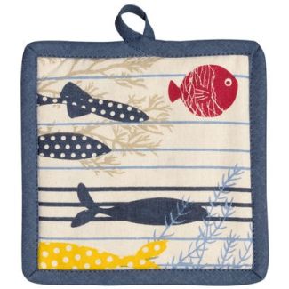 Potholder Ocean Ecru 20 X 20 Set of 2