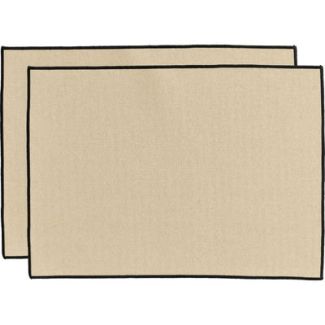 Recycled Laora placemats Naturel 33 X 45 Set of 8