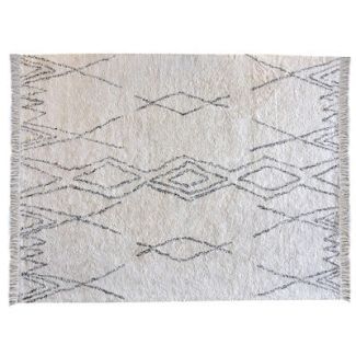 Rug Crimble Ivoire/Charbon 160 X 230