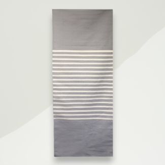 Modern Cotton Rug Grey Cotton 79x0.4