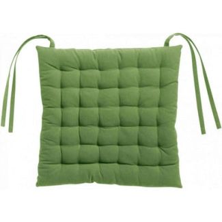 Zea recycled 36-point seat cushion Vert 38 X 38 X 3 Set of 5