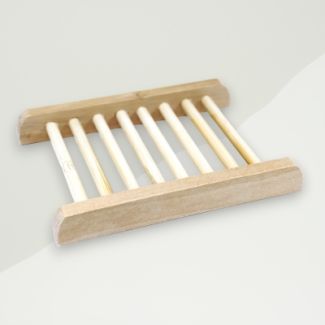 Modern Soap Dish Cream Hemu Wood 12x8