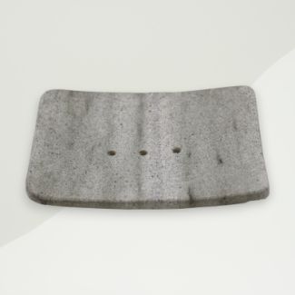 Modern Soap Dish Grey Marble 11.5x9.4