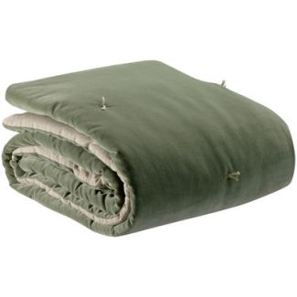Throw W/Knotted Tassels Elise Verveine 140 X 200