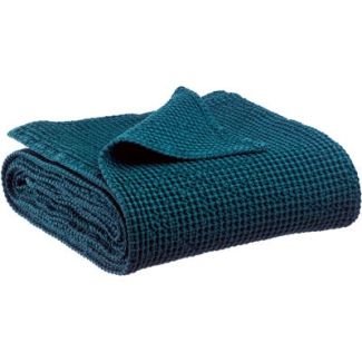Maia recycled throw Indigo 240 X 260
