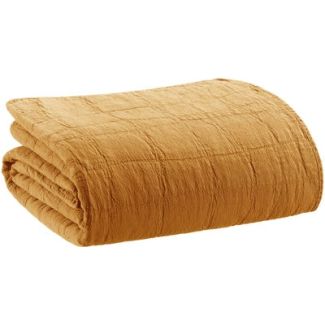 Titou recycled plaid Havane 140 X 200