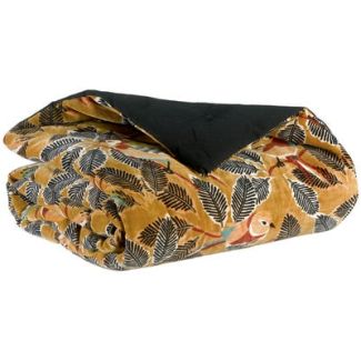 Zazu Velvet Plaid Gold 135 X 200