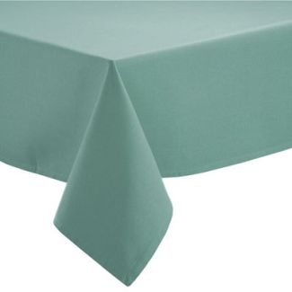 Table Cloth Gamme Unie Organic Vert De Gris 150 X 250