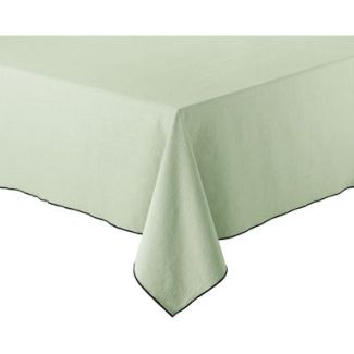 Grace recycled tablecloth Celadon 140 X 140